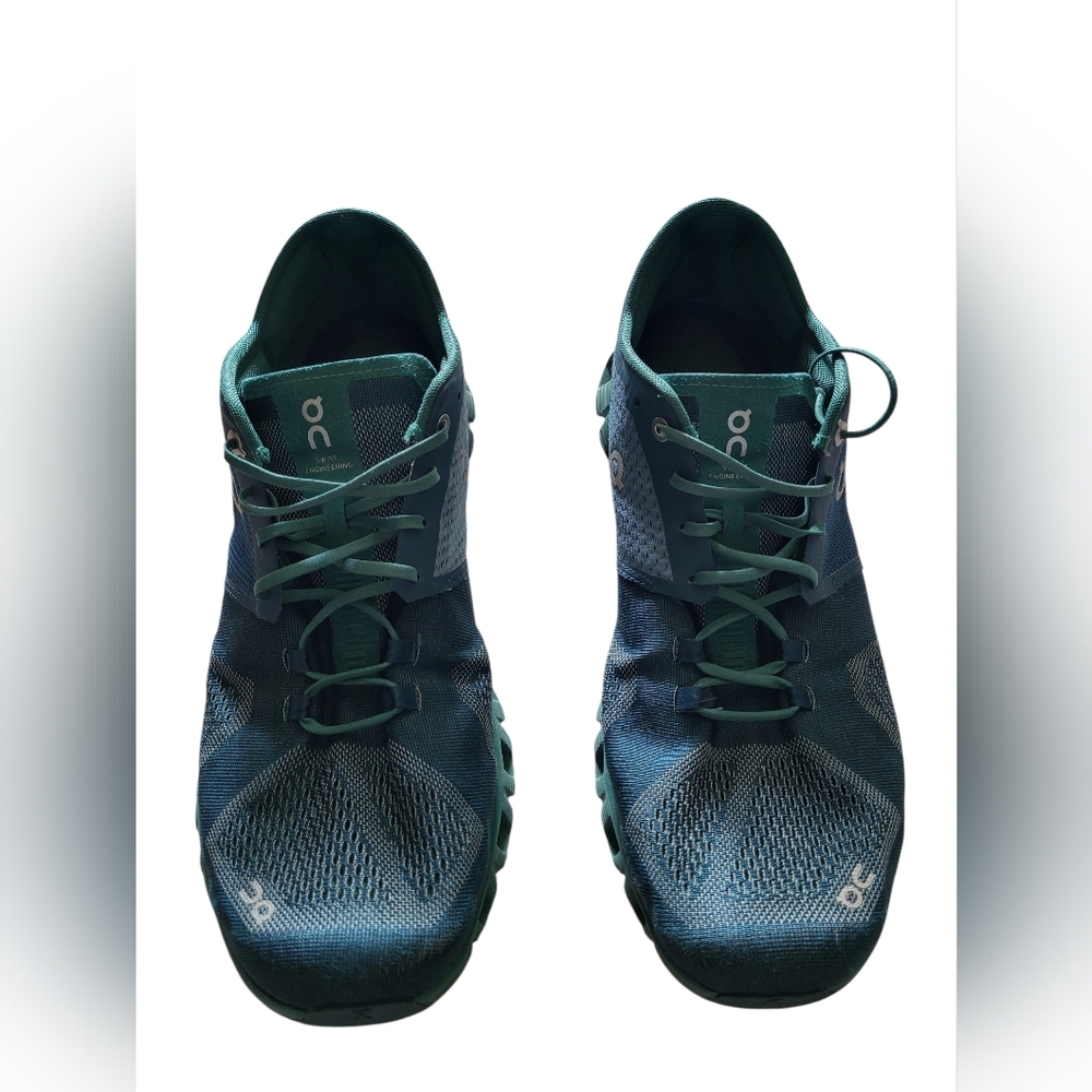 On Running Cloud X Size 12.5 Men's Storm Blue Tide Activewear Sneakers